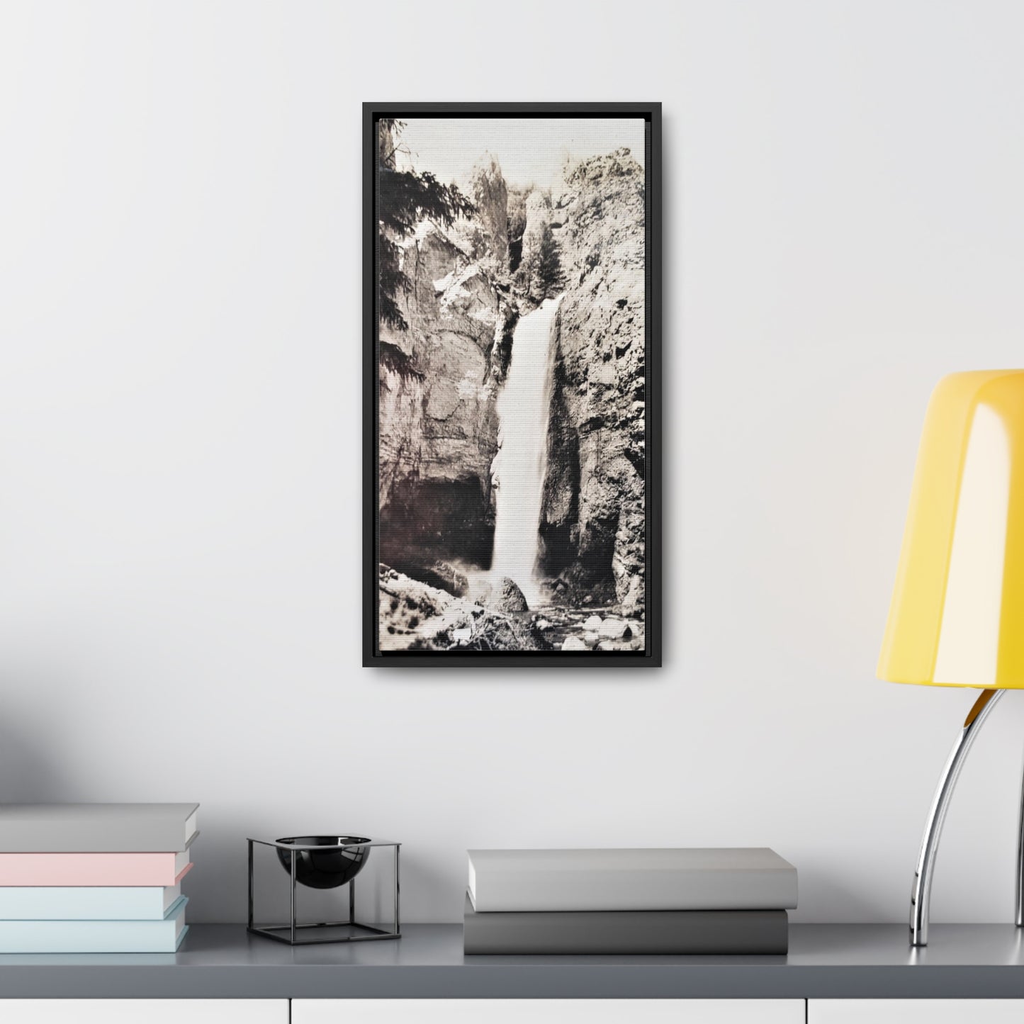 Tower Falls Yellowstone Gallery Canvas Wraps, Vertical Frame