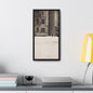 430 W 119th St New York Gallery Canvas Wraps Vertical Frame 10″ x 20″ Premium Gallery Wraps (1.25″) Black white