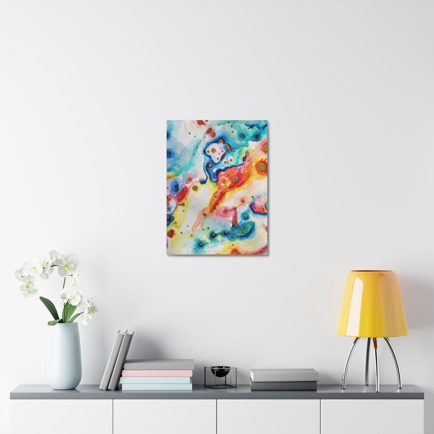 Blue Sky Angel Stretched Canvas