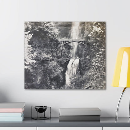 Multnomah Falls Oregon Canvas Gallery Wraps 24″ x 20″ 1.25"