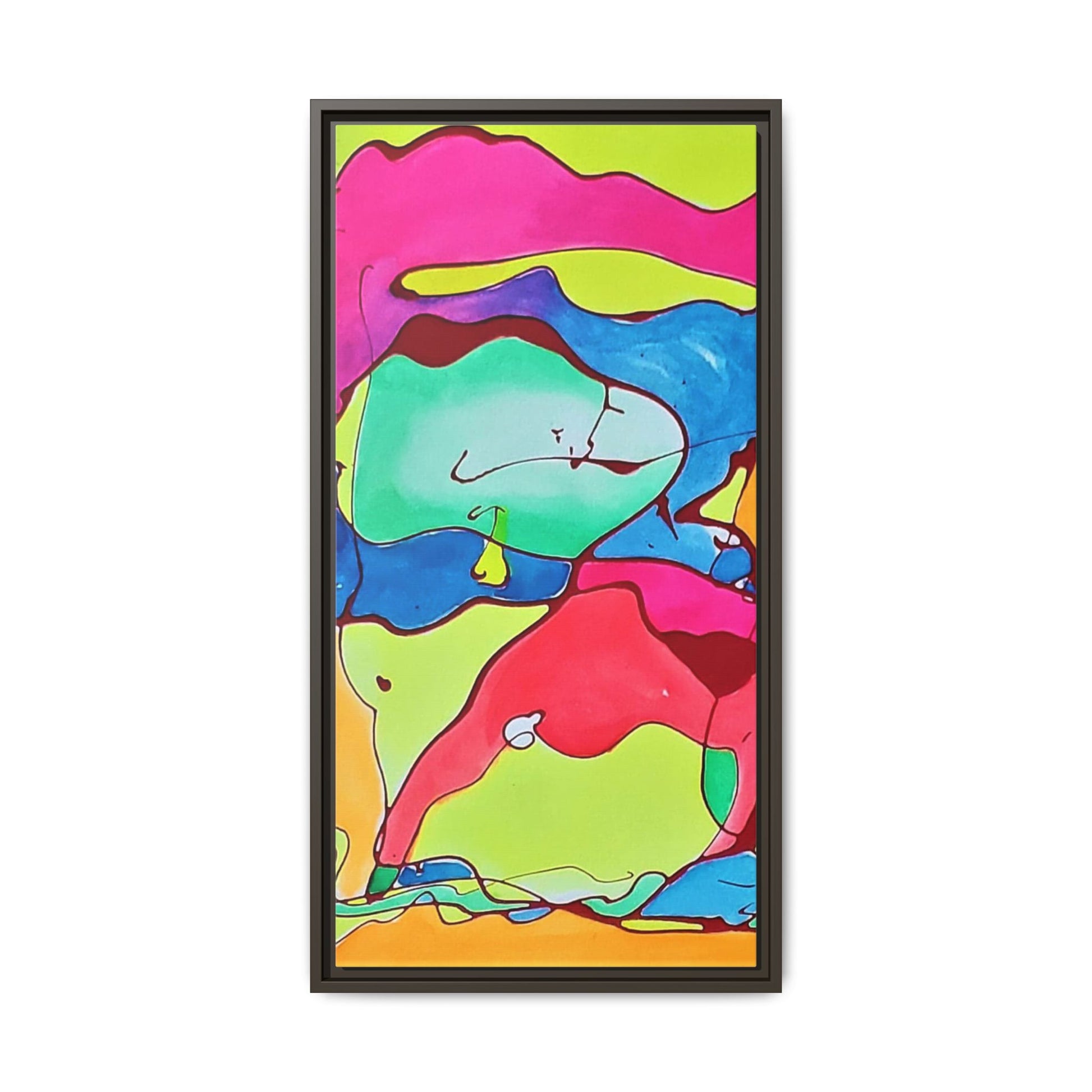 Kool Kid Matte Canvas Framed - Kia Day Design