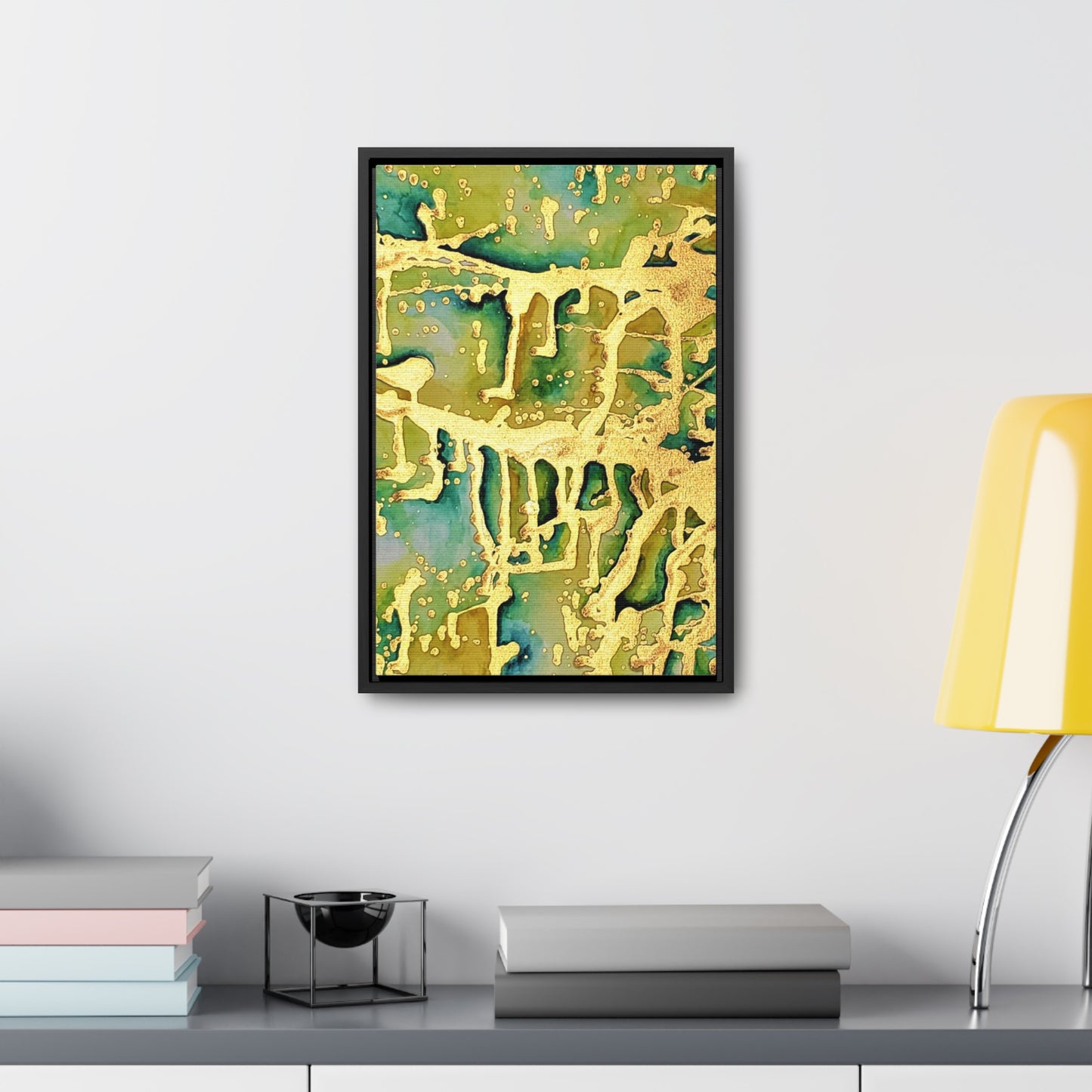 Acid Rain Gallery Canvas Wraps, Vertical Frame