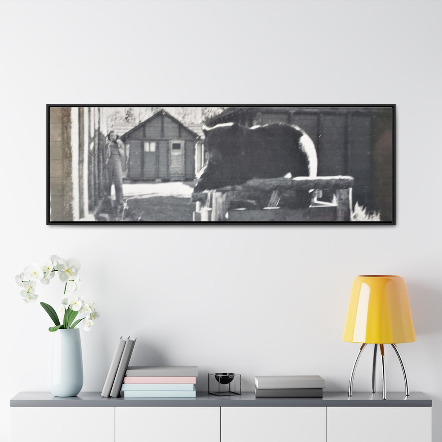 Yellowstone Bear Gallery Canvas Wraps, Horizontal Frame