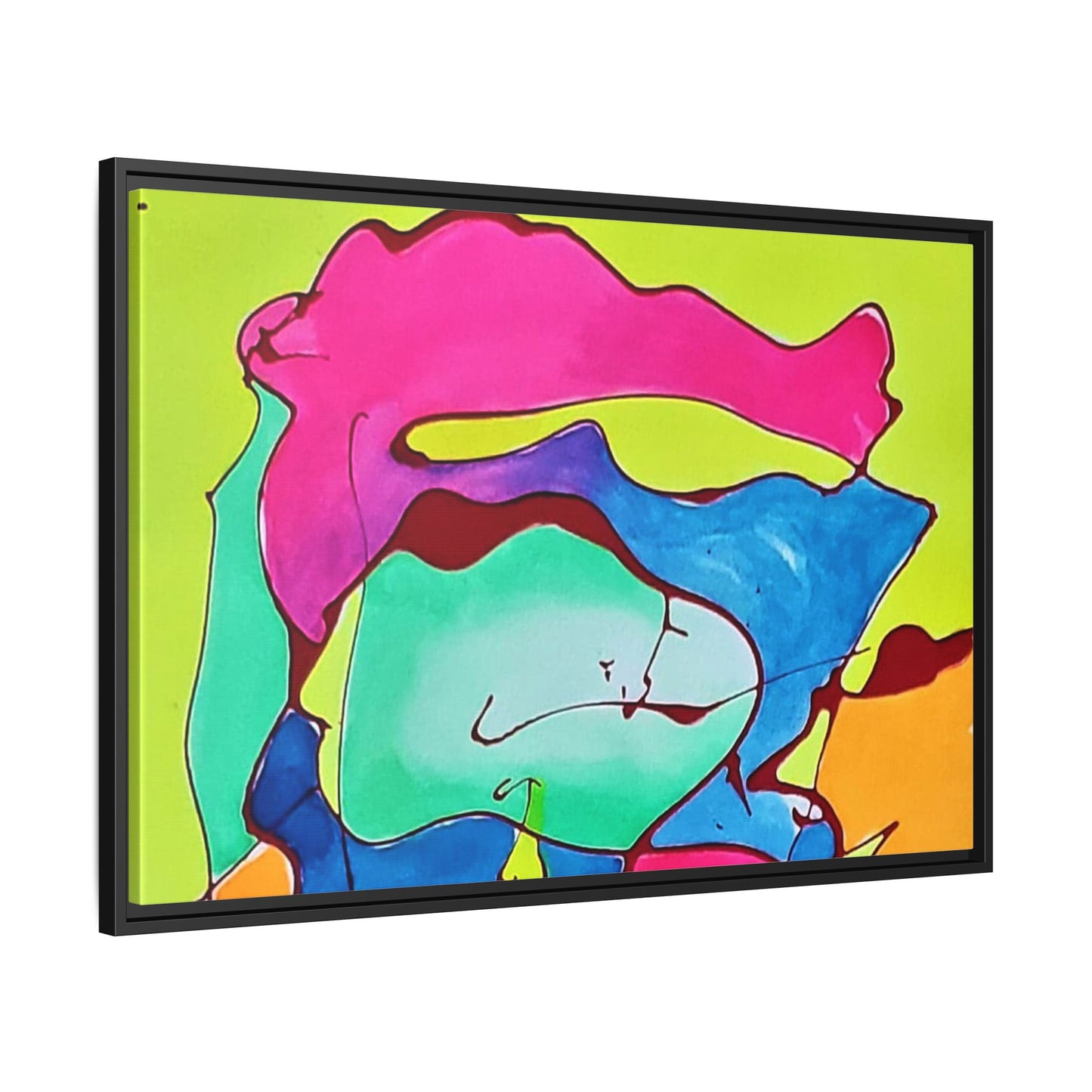 Kool Kid Matte Canvas Framed - Kia Day Design