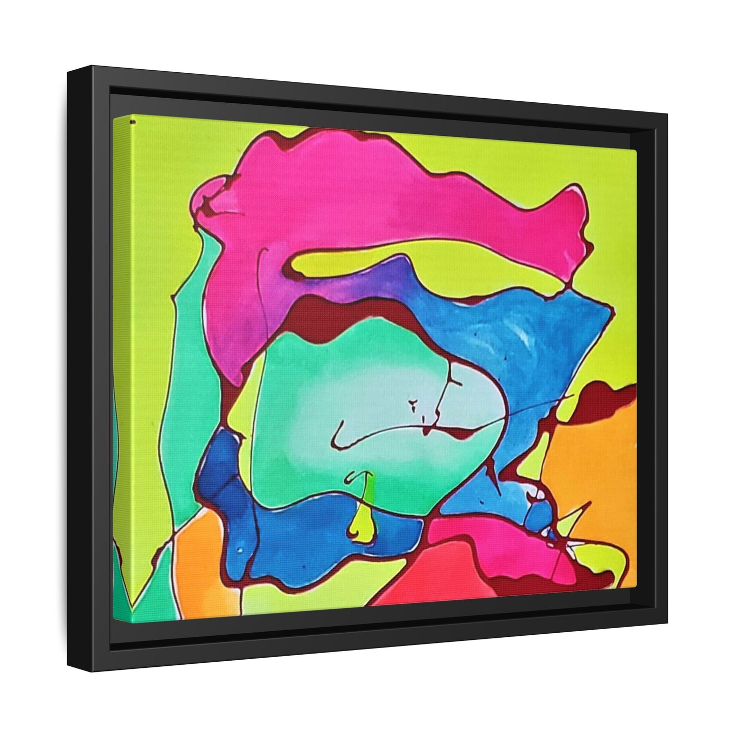 Kool Kid Matte Canvas Framed - Kia Day Design