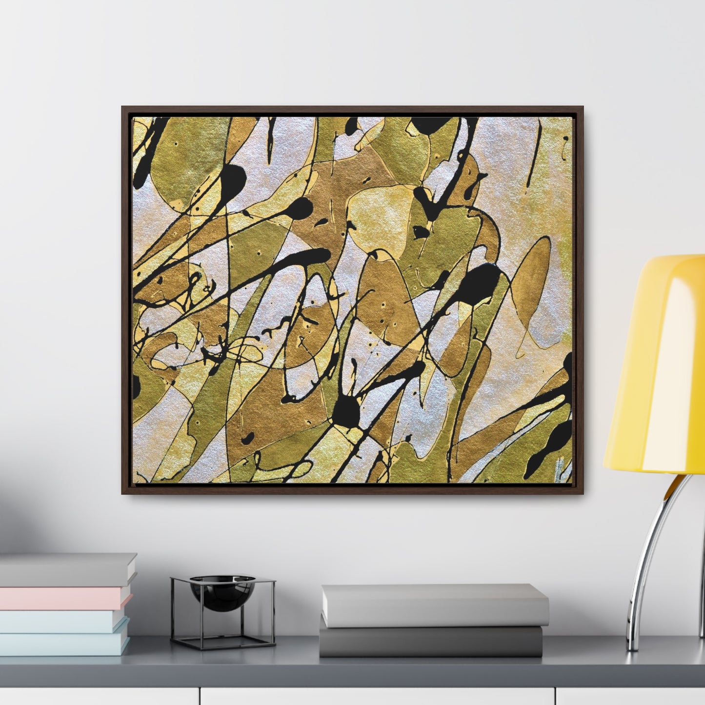 Gold Rush Gallery Canvas Wraps, Horizontal Frame