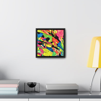 Exploding Earth Gallery Canvas Wraps Square Frame 10″ x 10″ 1.25"