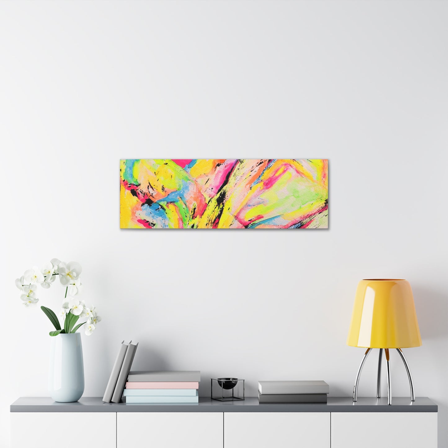 Neon Fire Canvas Gallery Wraps