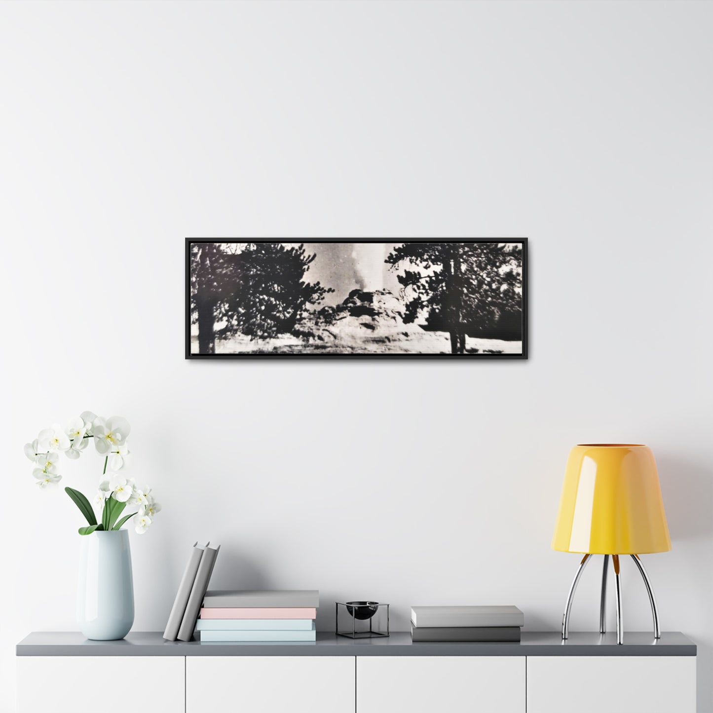 Castle Geyser Yellowstone Gallery Canvas Wraps, Horizontal Frame