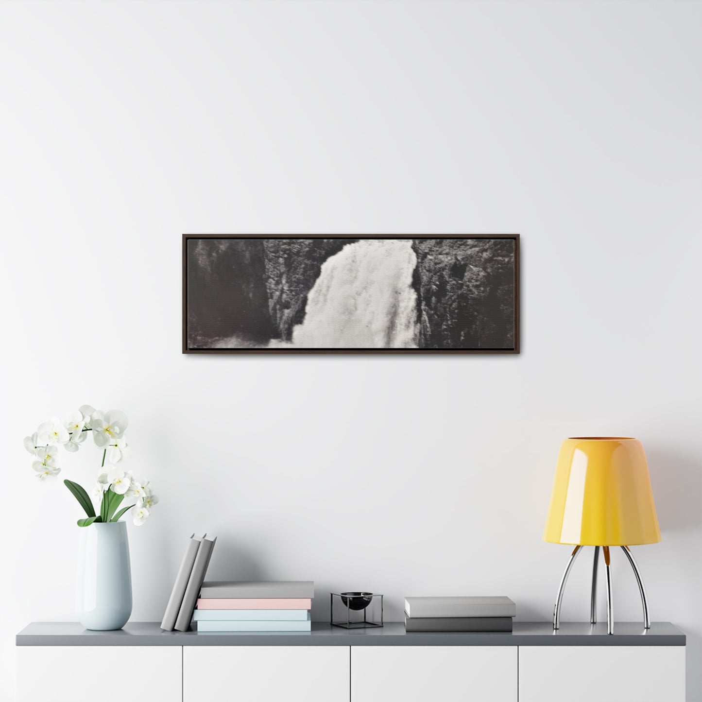 Upper Falls Yellowstone Gallery Canvas Wraps, Horizontal Frame