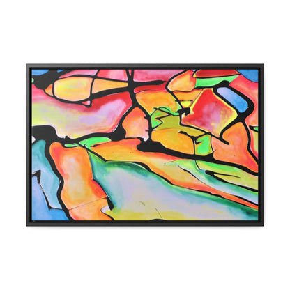 Atomic Dog Gallery Canvas Wraps, Horizontal Frame 24″ x 16″ Black 1.25"