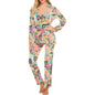 Baha Ranch Retro Pop Western Collage Pajama Set - 5XL - Pajamas Set's
