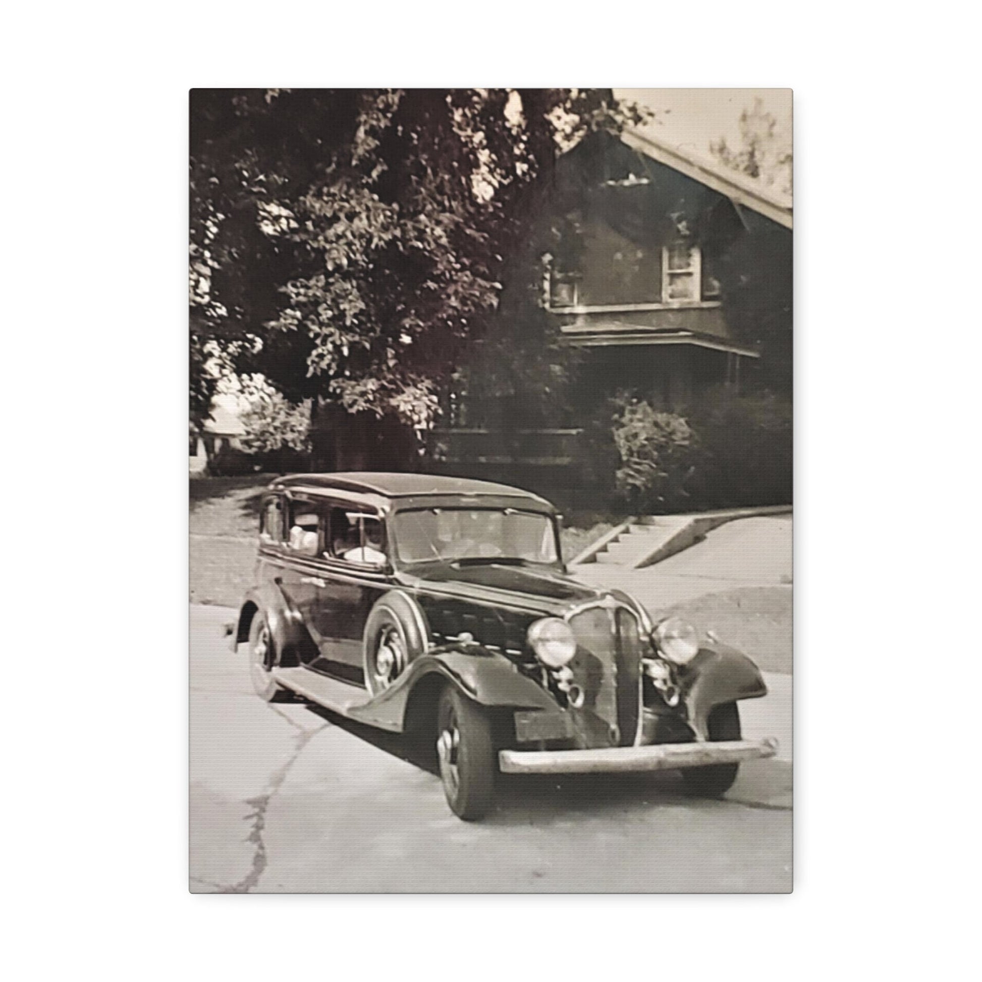 Classic Car Stretched Canvas