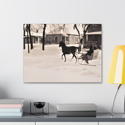 Carriage Ride Canvas Gallery Wraps 24″ x 18″ 1.25"