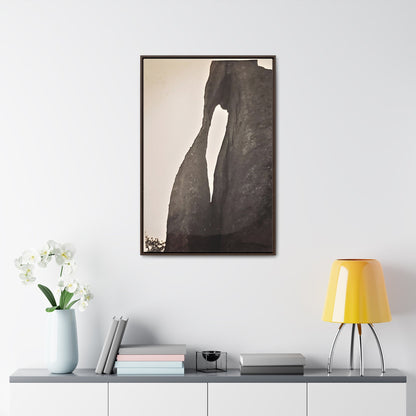 The Needles Eye Gallery Canvas Wraps Vertical Frame 24″ x 36″ Premium Gallery Wraps (1.25″) Walnut