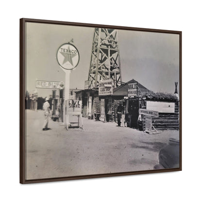 Texaco Station Continental Divide Gallery Canvas Wraps, Horizontal Frame