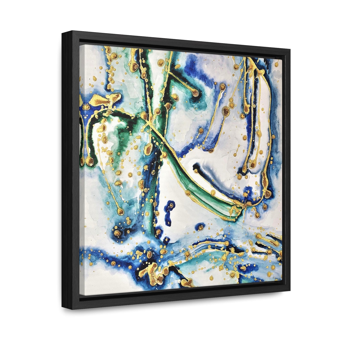 Blue Willow Gallery Canvas Wraps, Square Frame