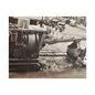 Concrete Worker Satin Canvas Stretched 30" x 24" (Horizontal) 1.5"