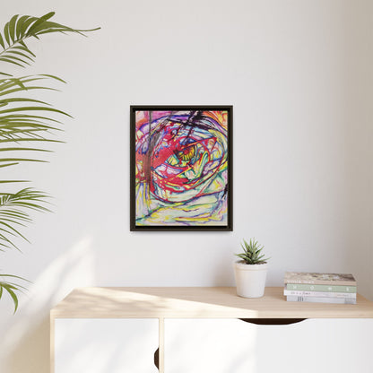 The Eye Framed Art Print - Kia Day Design