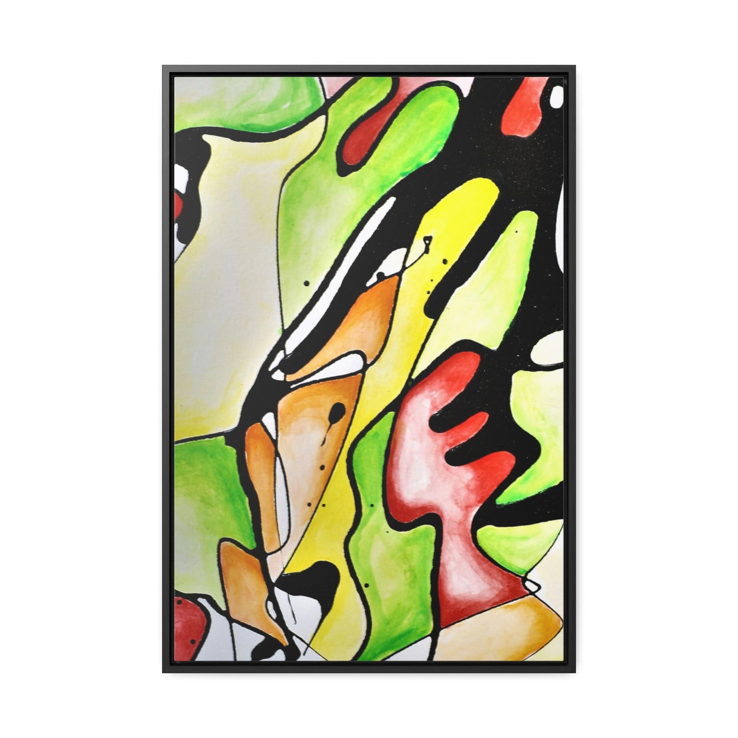 Red Mushroom Gallery Canvas Wraps, Vertical Frame