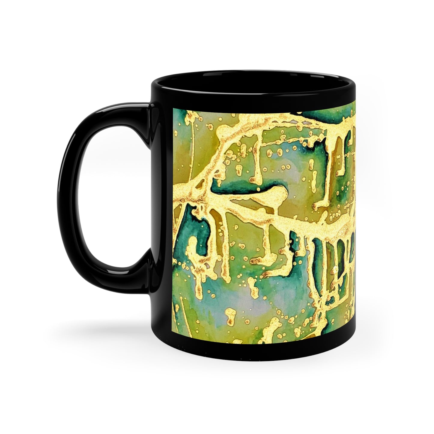 Acid Rain Black Coffee Mug, 11oz