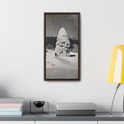 Liberty Cap Yellowstone Gallery Canvas Wraps Vertical Frame 10″ x 20″ 1.25" Walnut