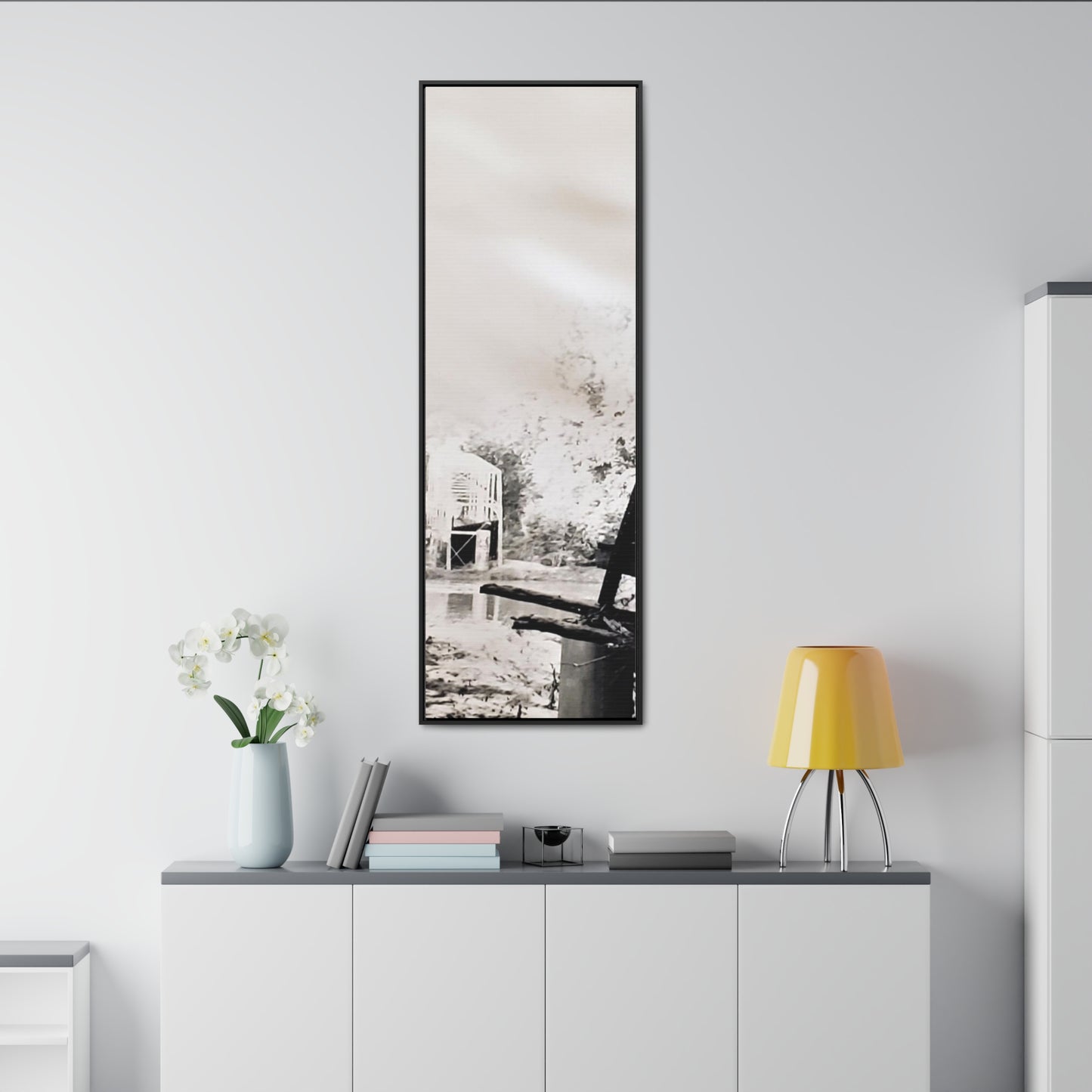 Bridge Gallery Canvas Wraps, Vertical Frame