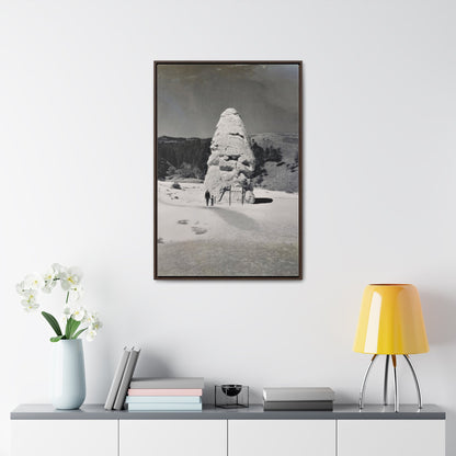 Liberty Cap Yellowstone Gallery Canvas Wraps Vertical Frame 24″ x 36″ 1.25" Walnut
