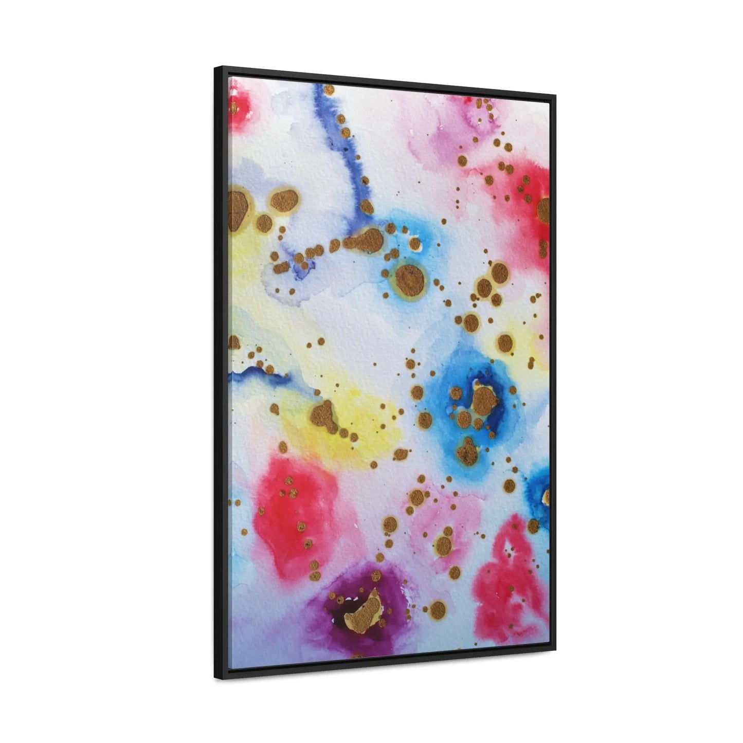 Purple Swirl Gallery Canvas Wraps, Vertical Frame