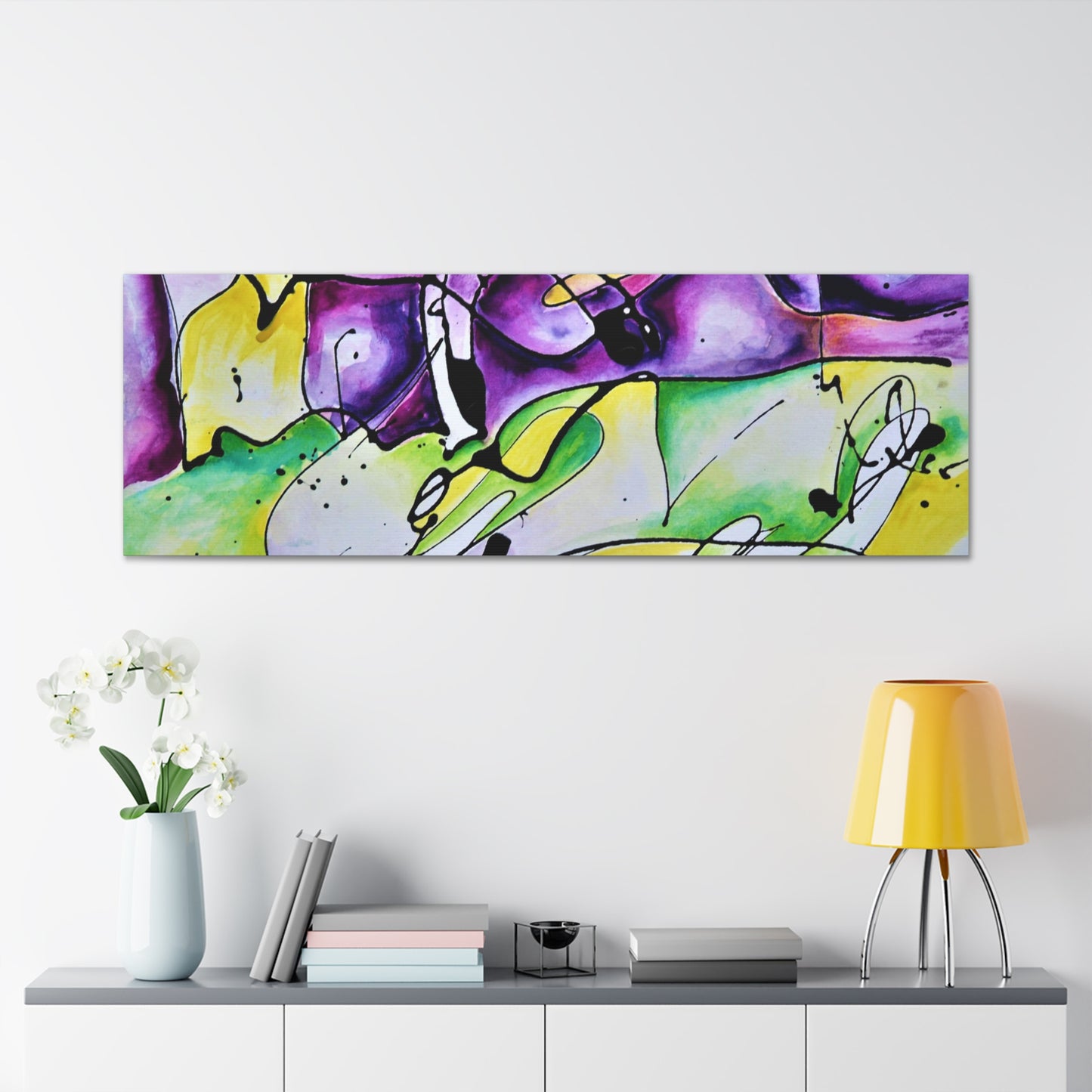 Purple Mountains Canvas Gallery Wraps