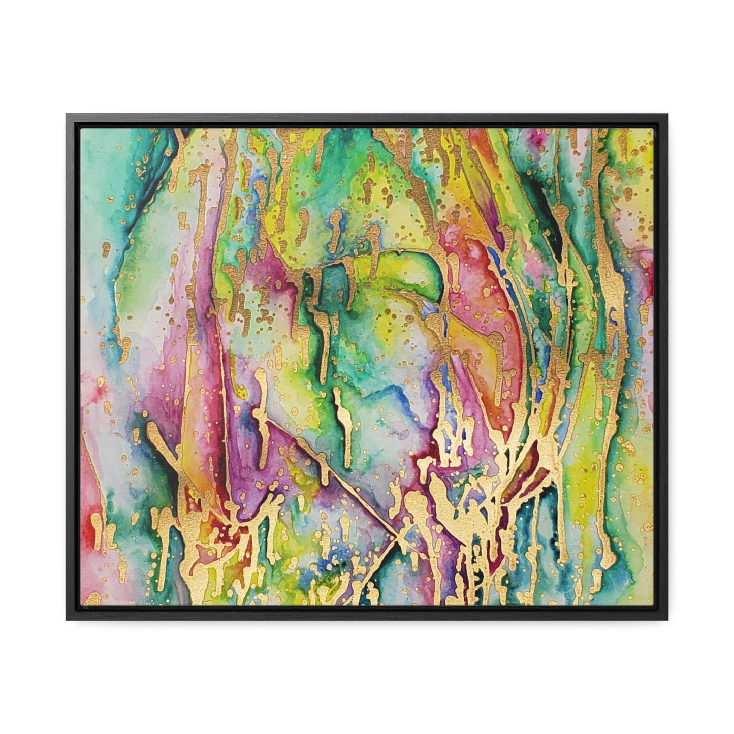 Acid Face Gallery Canvas Wraps, Horizontal Frame