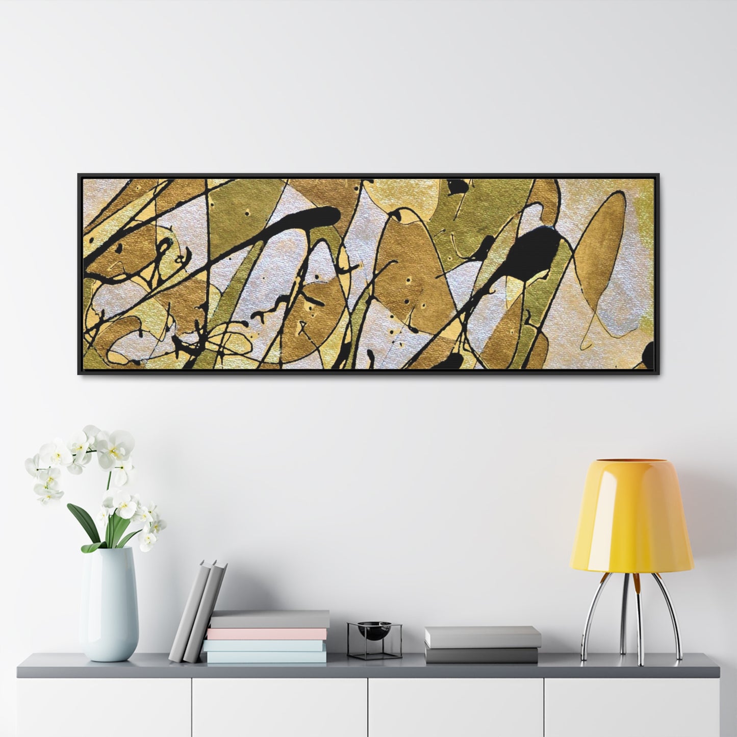 Gold Rush Gallery Canvas Wraps, Horizontal Frame