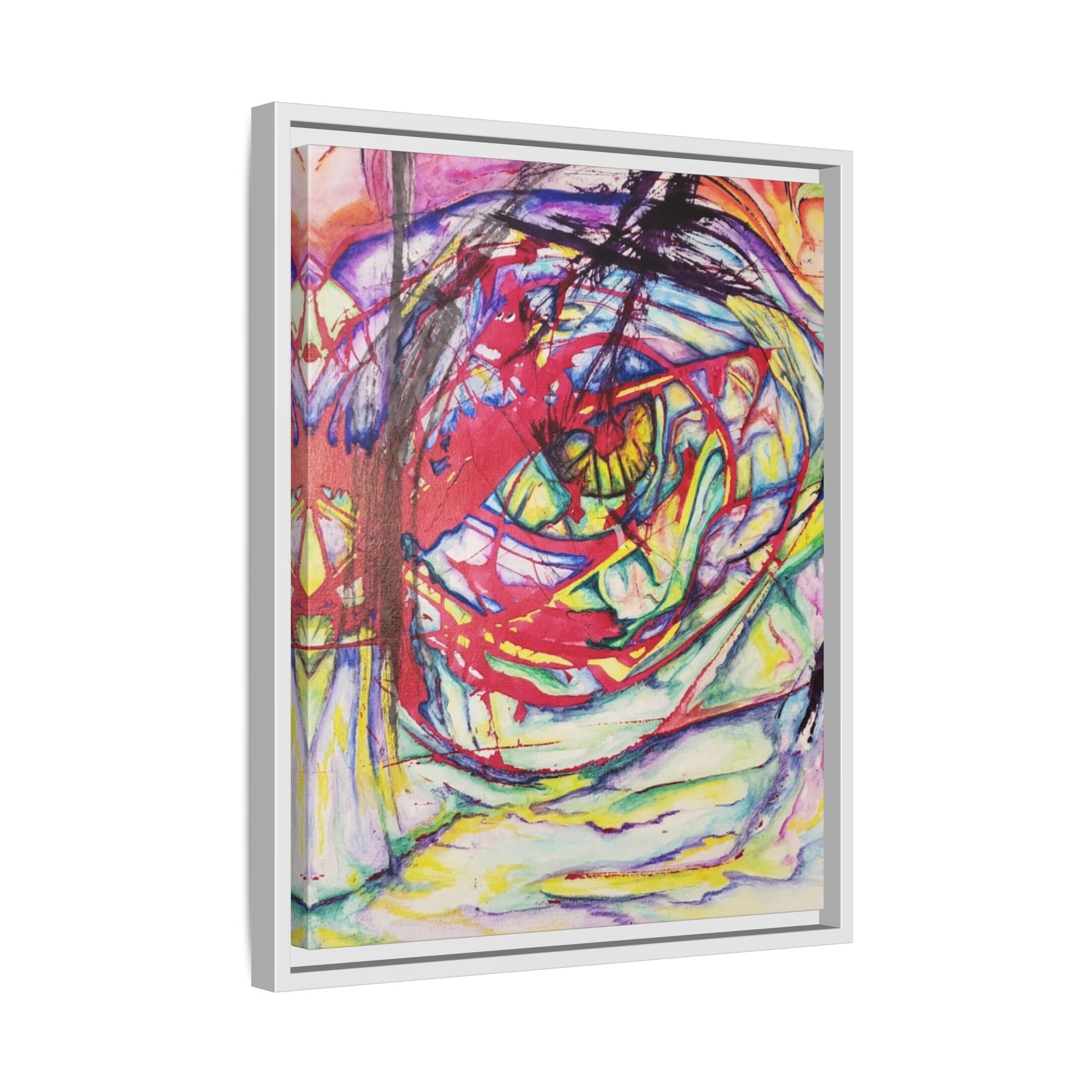 The Eye Framed Art Print - Kia Day Design