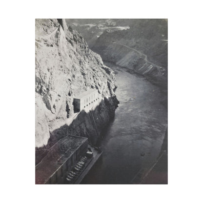 Boulder Dam Satin Canvas Stretched 24" x 30" (Vertical) 1.5"
