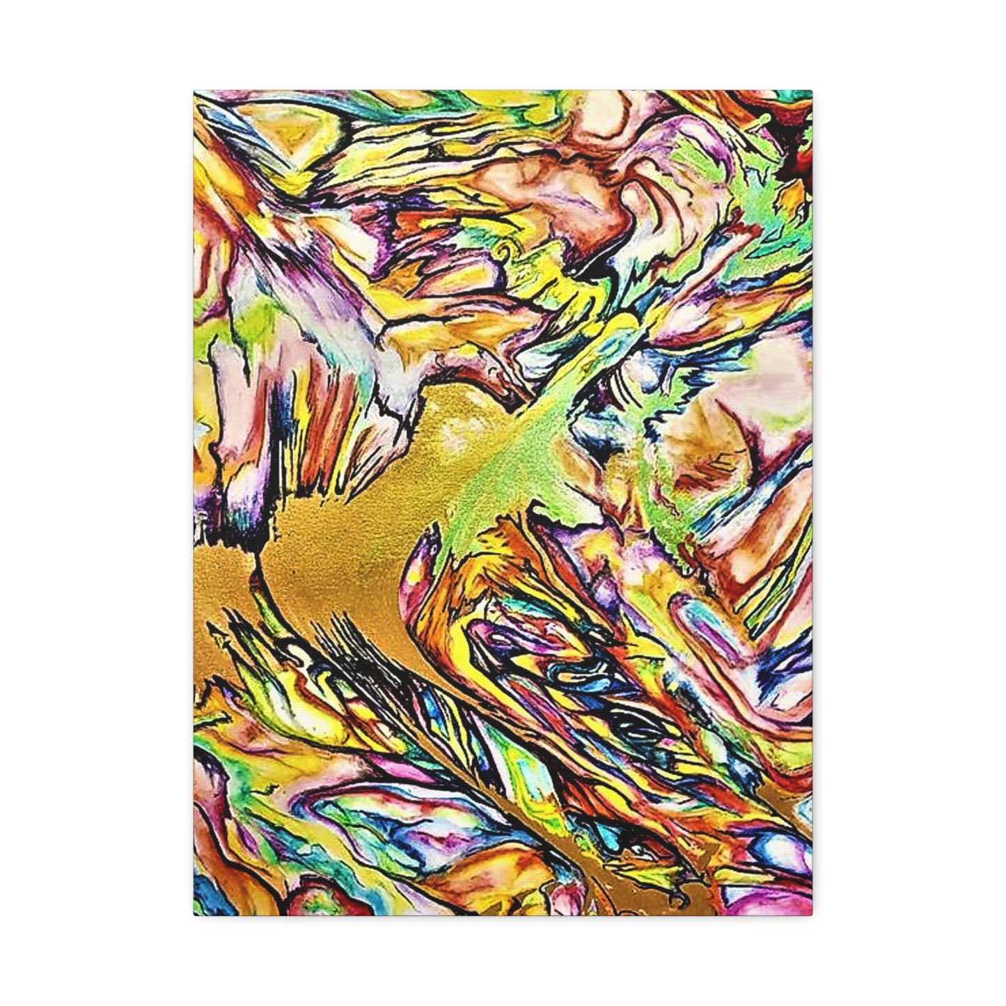 Phoenix Rising Stretched Canvas