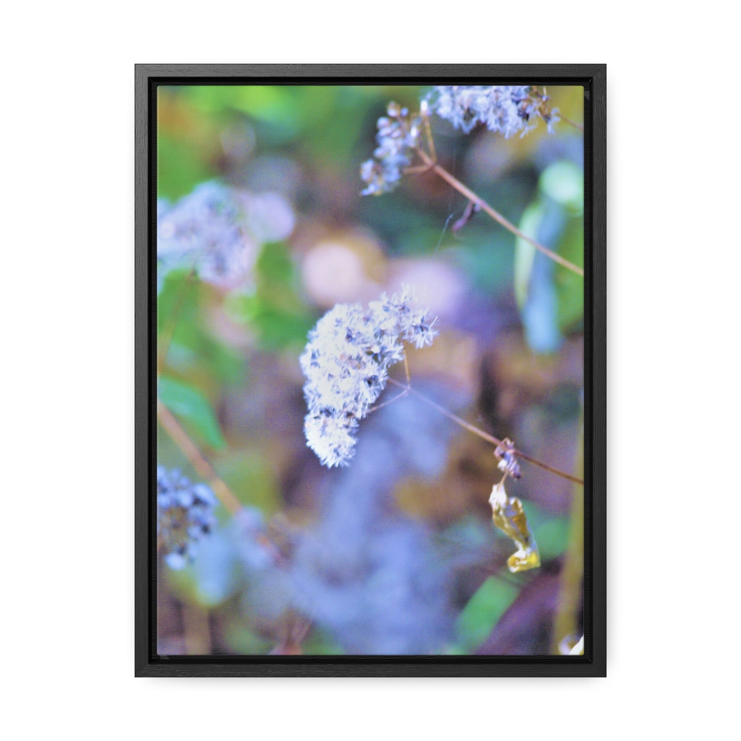 Macro Blue Gallery Canvas Wraps, Vertical Frame