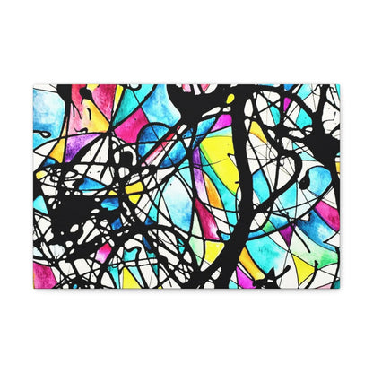 Kaleidoscope Canvas Gallery Wraps 18″ x 12″ 1.25"