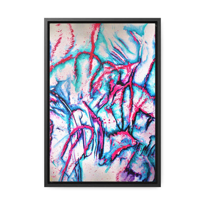 Pink Jellyfish Gallery Canvas Wraps, Vertical Frame 12″ x 18″ 1.25"