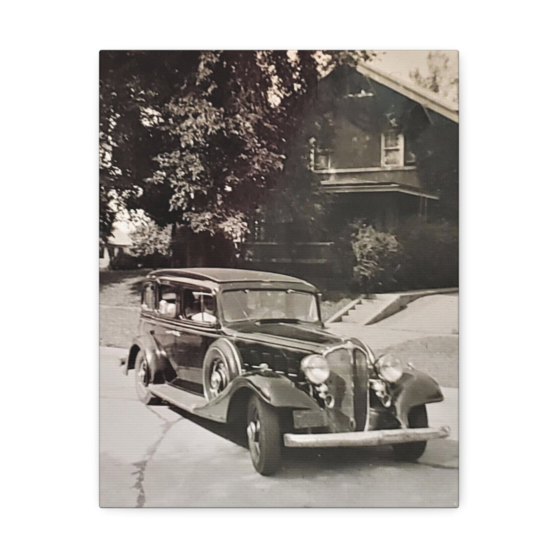 Classic Car Stretched Canvas