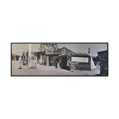 Texaco Station Continental Divide Gallery Canvas Wraps, Horizontal Frame