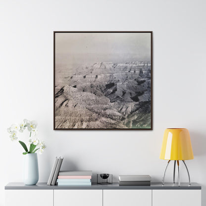 Grand Canyon Gallery Canvas Wraps Square Frame 36″ x 36″ 1.25" Walnut