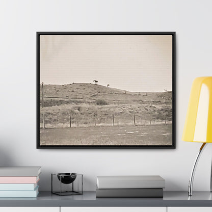 Outside Philip South Dakota Gallery Canvas Wraps Horizontal Frame 24″ x 20″ Black Premium Gallery Wraps (1.25″)