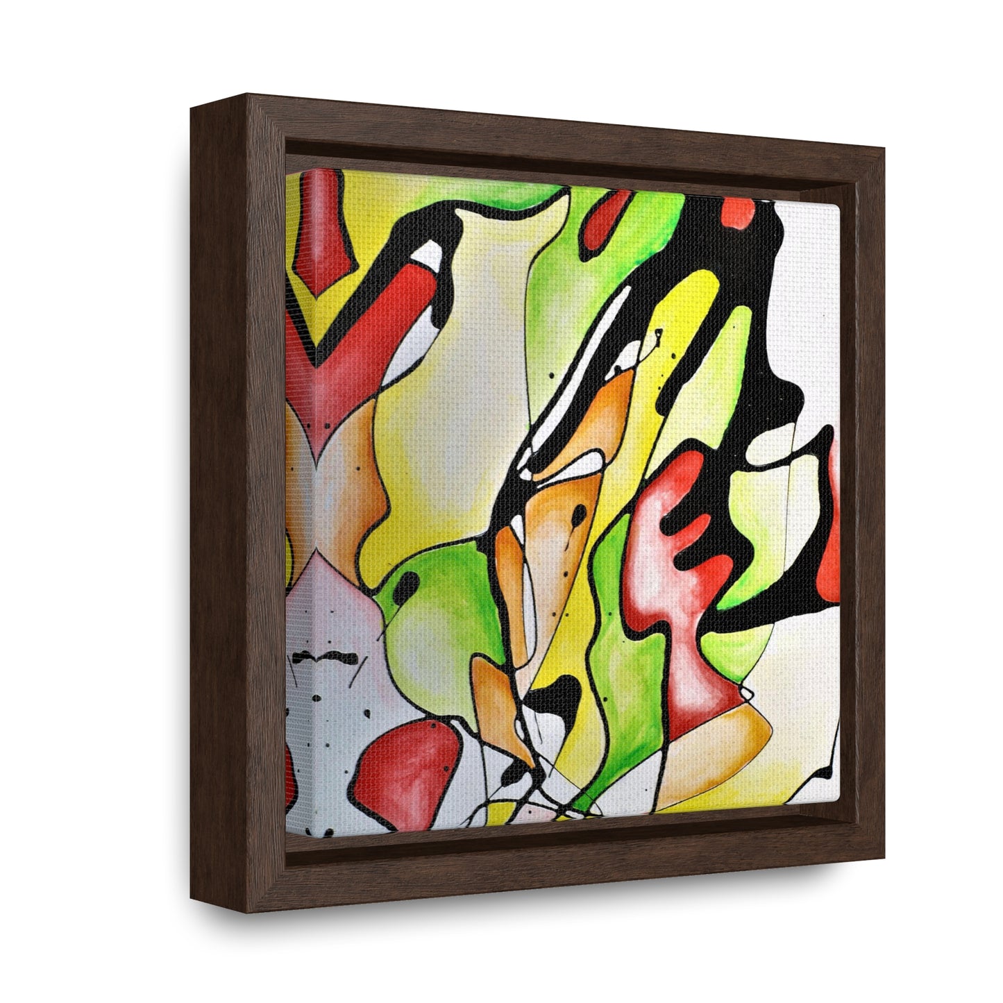 Red Mushroom Gallery Canvas Wraps, Square Frame