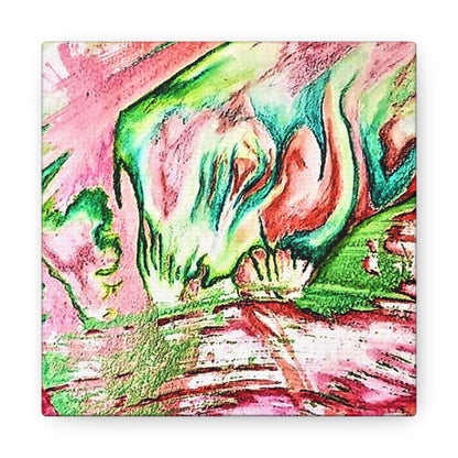 Pink Forest Canvas Gallery Wraps 6″ x 6″ 1.25"