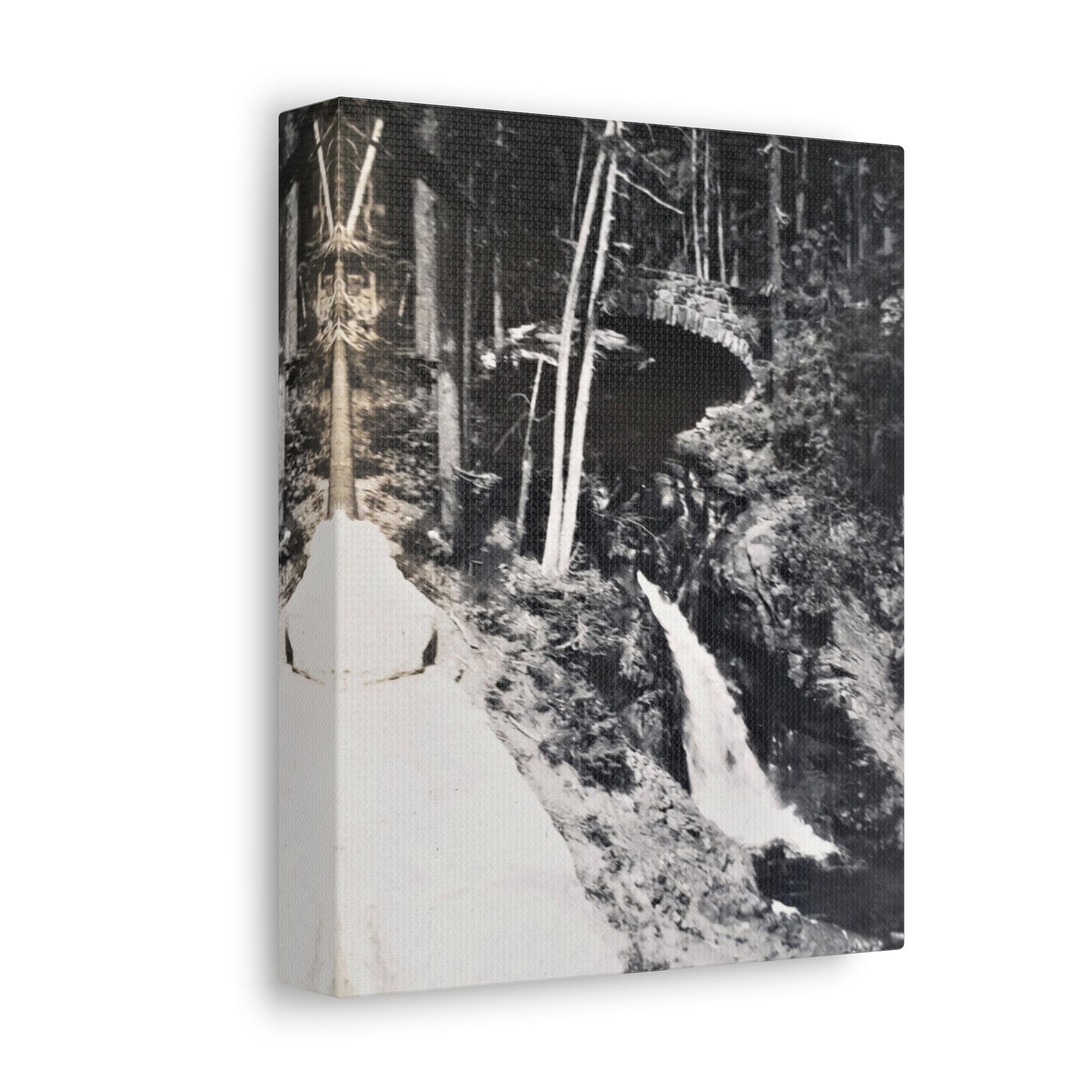 Narada Falls Yellowstone Stretched Canvas