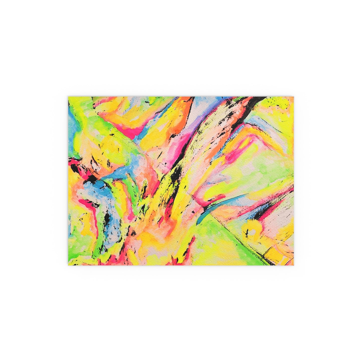 Neon Fire Silk Posters 16″ x 12″ (Horizontal) Semi Glossy