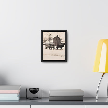 Milk Man Gallery Canvas Wraps Vertical Frame 8″ x 10″ 1.25" Black