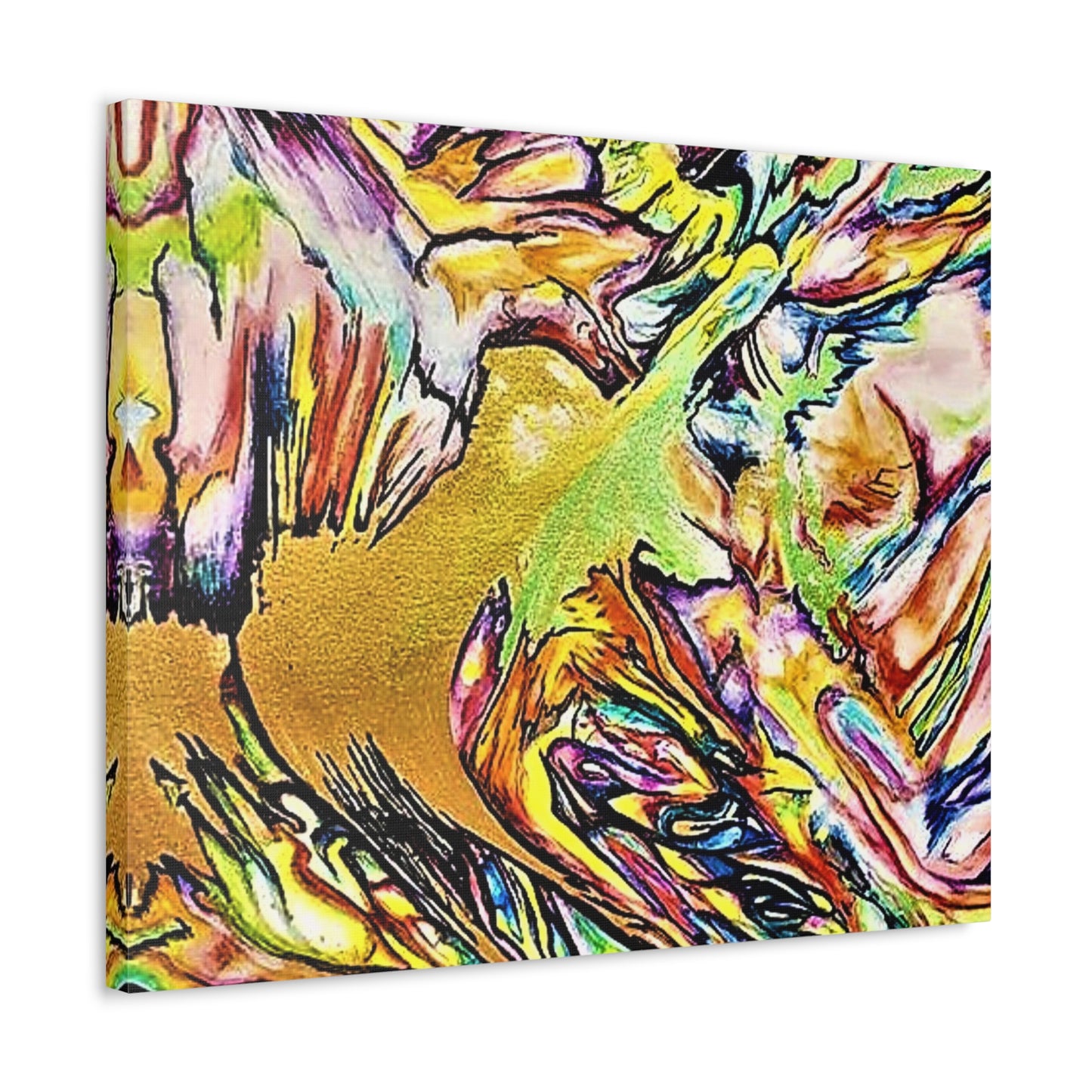 Phoenix Rising Stretched Canvas