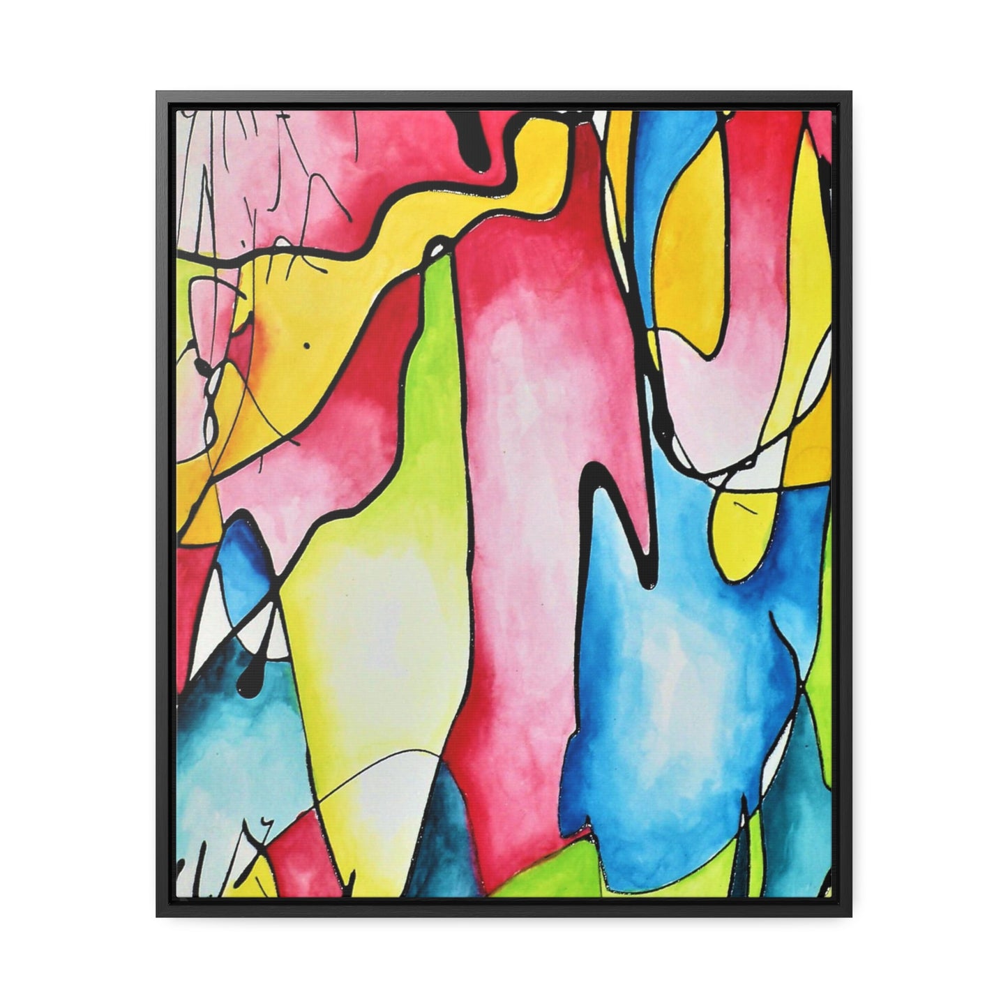 Blue Flame Gallery Canvas Wraps, Vertical Frame