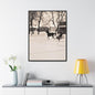 Carriage Ride Gallery Canvas Wraps Vertical Frame 30″ x 40″ Premium Gallery Wraps (1.25″) Black